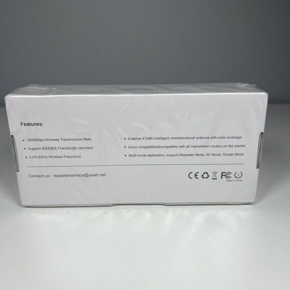 AOOEPU WiFi 1200Mbps Dual Band Repeater Model: WiFi-754AC Brand New 2022 - Picture 5 of 5